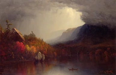 Study of a Coming Storm on Lake George