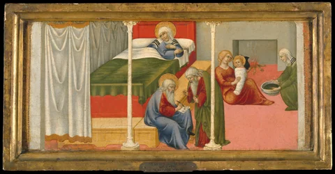 The Birth and Naming of Saint John the Baptist, 1450-60