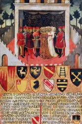 The Gift of the Ring, Wedding Scene Between Sienese Noble Families