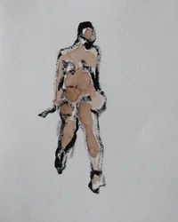 Abstract Nude Figure