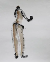 Abstract Nude Figure