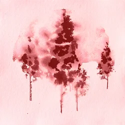 Crimson Forest Mist