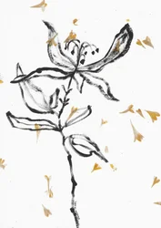 Delicate Floral Sketch