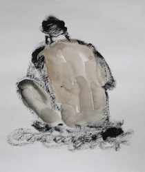Expressive Nude Figure Sketch