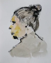 Expressive Profile Portrait