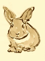 Gentle Bunny Sketch