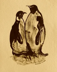 Penguin Family Portrait