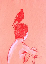 Quiet Boy and Bird