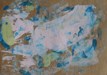 Soft Blue Green Abstract