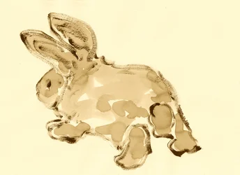 Soft Watercolor Rabbit
