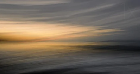 Abstract Ocean Sunset