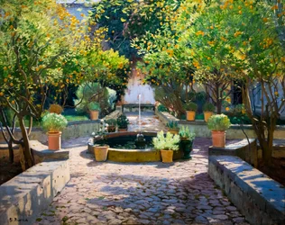 The Court of Orange Trees