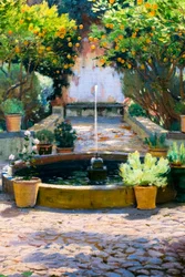 The Court of Orange Trees