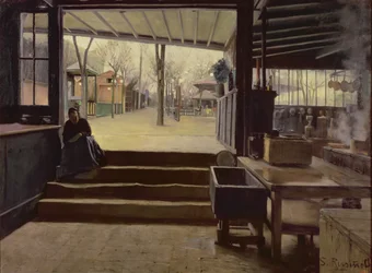 The Kitchen or the Laboratory of the Moulin de la Galette, Paris