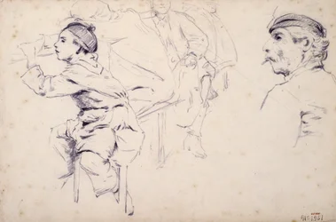 Study of Children and Figures of Men