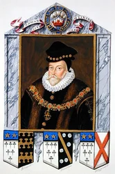 Portrait of Edward Fiennes de Clinton (1512-85) 1st Earl of Lincoln from 