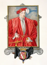 Portrait of Henry Howard Earl of Surrey from 