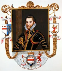 Portrait of Walter Devereux (1541-76) 1st Earl of Essex from 
