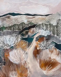 Earthy Abstract Landscape