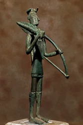 Nuragic culture: bronze warrior statuette