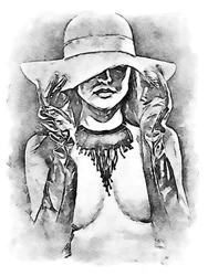 Woman with Hat