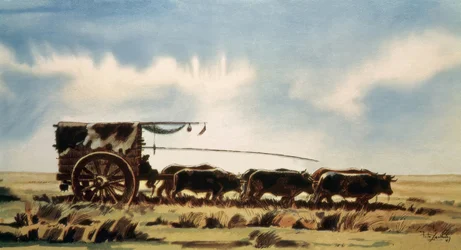 Crossing the Pampa by Wagon