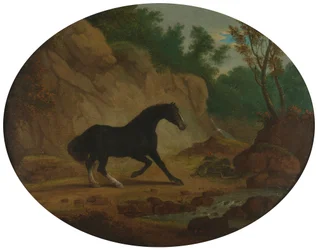 A Horse Frightened by a Snake