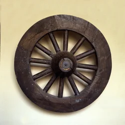 Copy of Medieval Wheel from Scandinavia. 10th Century AD