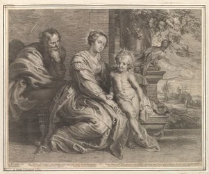 Holy Family with Parrot