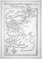 Map including Massachusetts Bay