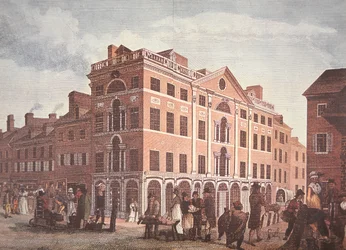 The corner of Third and Market Streets, Philadelphia