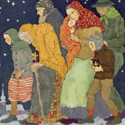 Walking to Church, Christmas Eve, from 