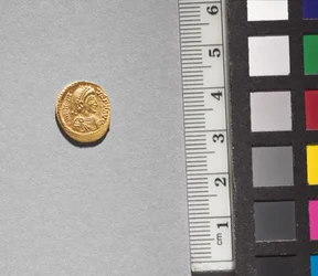 Solidus of Arkadios (obverse), 395-408 (gold)