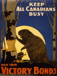 Keep All Canadians Busy: Buy 1918 Victory Bonds, c.1918