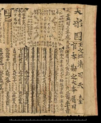 Almanac for AD 978, Dunhuang Mogao, China (c.978)