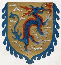 Chinese dragon badge