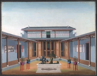 Honam Temple - Courtyard with Residential Quarters