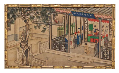 One of Twenty-Four Scenes from Dream of the Red Chamber