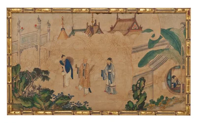 One of Twenty-Four Scenes from Dream of the Red Chamber