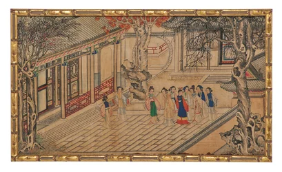 One of Twenty-Four Scenes from Dream of the Red Chamber