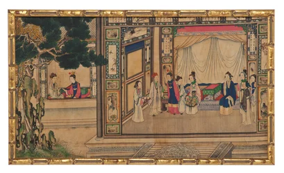One of Twenty-Four Scenes from Dream of the Red Chamber