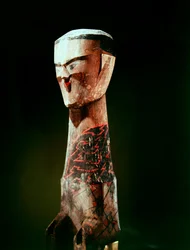 Statuette, Zhou Dynasty (1046-256 BC), 4th - 3rd century BC (detail)