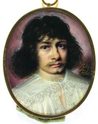 A Spaniard in lace edged shirt