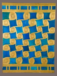 Reconstruction of Wall Decoration from the Temple of Amun at Malqata