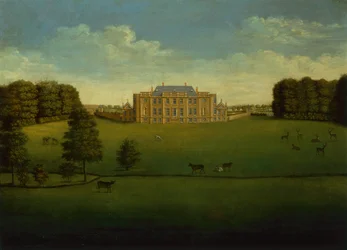 A Prospect of Gautby Hall, Lincolnshire from Across the Lake