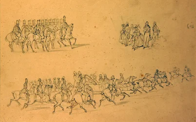 A Sketch of Horses