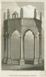Lichfield - Market Place: engraving, nd [c 1805]
