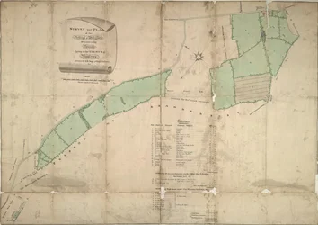 Map of Willesden, London (litho)