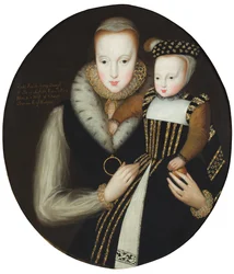 Portrait of Lady Catherine Grey and her son, Edward