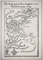 South Part of New England as it is Planted this Year 1634